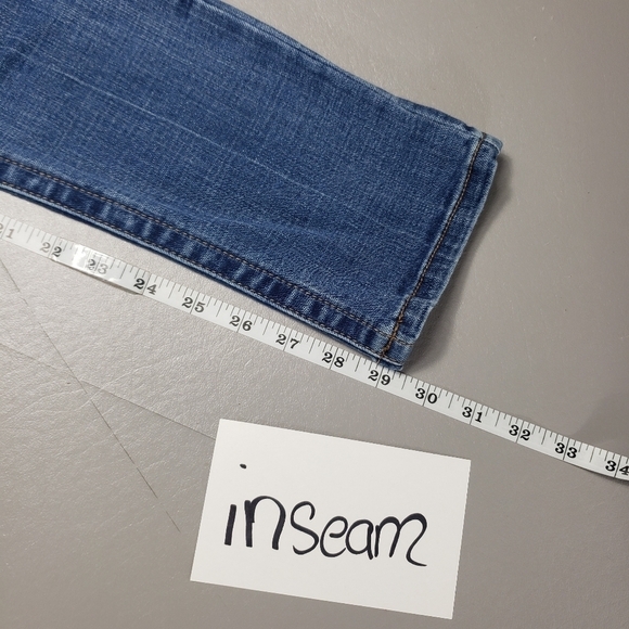 Seven7 medium wash high waist skinny denim jeans women's size 12 - Picture 12 of 13
